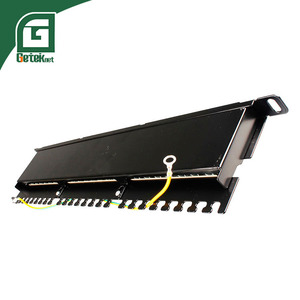 Gcabling Panneau de brassage vierge mural 1U <span class=keywords><strong>Cat</strong></span> <span class=keywords><strong>7</strong></span> Cat6a SFTP non équipé, 12 ou 24 ports, avec Keystone intégré 8 ports - Product Image 1