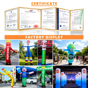 Pallone Gonfiabile Commerciale a Forma di Chef Salutante, Pupazzo Gonfiabile Personalizzato per Promozione e Decorazione di Ristoranti Fast Food - Product Image 5