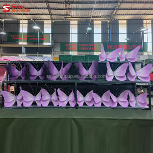 Nuova Serie di Farfalle Giganti Viola per Decorazioni Matrimoniali, Decorazioni <span class=keywords><strong>Fantasy</strong></span> per Matrimoni con Farfalle Giganti - Product Image 5