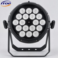 Projecteur LED PAR IP65 extérieur DMX512 RGBW modèle DS-18 pour concerts en plein air, scènes, festivals et événements