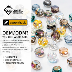 Giá nhà máy bán buôn Chất lượng cao pha lê hạt 8 mét và pha lê hạt đối với trang sức làm - Product Image 5