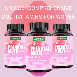 女性と赤ちゃんのためのプライベートラベル出生前マルチカプセル妊娠ビタミン葉酸エキス不妊サプリメントピル - Product Image 4