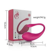 Vibrateur sans fil Bluetooth étanche, écologique, sans latex, portable, pour femmes, mini taille, 10 vitesses, clitoridien, contrôlable par l'application JoyPark.