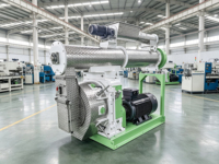 LUODATE Nueva Máquina Eléctrica para Alimento de Pollo de 4-8 TPH, Molino de Pellets de Alta Eficiencia para Producción de Alimento para Animales, con Certificación CE ISO