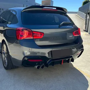 Difusor Trasero Estilo Spoiler con Luz LED Roja para F20 120i 120d 125d 125i M Sport 2015 a 2019 LCI - Product Image 4