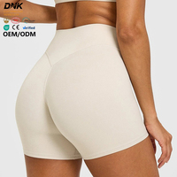 D-XL41 Short de sport de haute qualité sans couture visible pour femme, idéal pour la course et le cyclisme, effet push-up