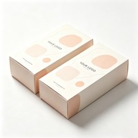 Boîte en papier personnalisée pour crème cosmétique, boîte en carton pour rouge à lèvres, boîte cadeau, emballages cadeaux