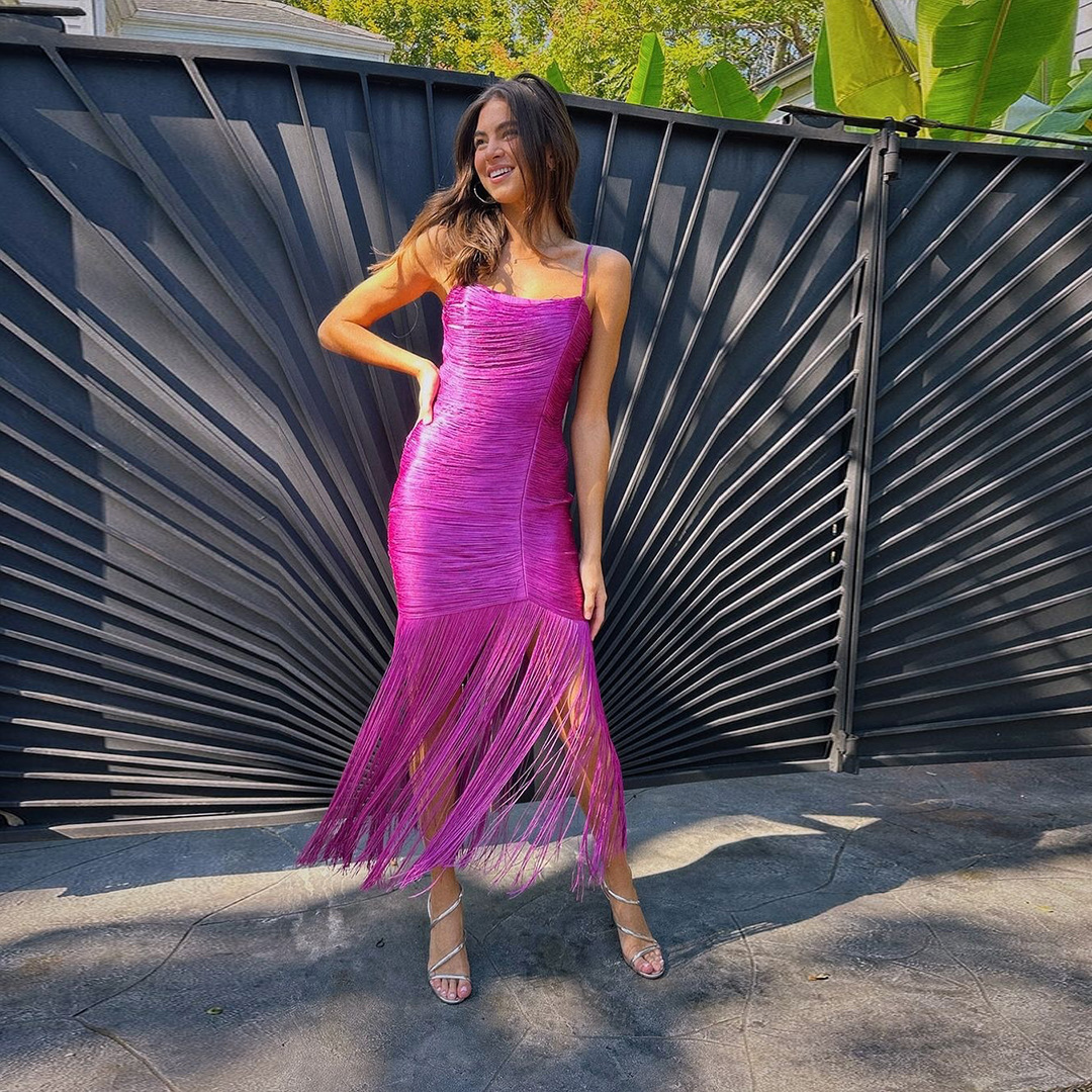 tight waist flowy dress Rare London Women's Butter Yellow Curved Drop Waist Maxi Dress 8 main image 0