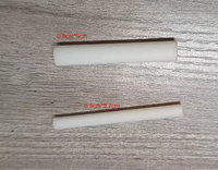 Tube inhalateur nasal en plastique vide, bâtonnet inhalateur d'aromathérapie vierge, étui rechargeable pour huiles essentielles avec mèche en coton