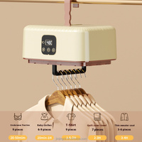Machine de séchage pliable Mini sèche-linge électrique compact Sèche-linge portable avec sac sec pour voyage, camping-car, maison et appartement
