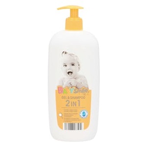 Babysmile 2-in-1 Gentle Gel and <b>Shampoo</b> with <b>Dispenser</b> 750ml - Product Image 1