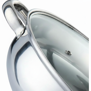 Colección de regalos de diseño clásico de acero inoxidable pequeño Ollas para sopa y stock Olla caliente Utensilios de cocina - Product Image 1