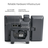 Teléfono IP DSS-32+T800PN con Pantalla a Color, 8 Líneas SIP, Expansión de 32 Teclas, Consola VoIP Gigabit PoE, Sistema Linux para Hotel