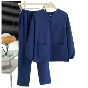 Uniforme Médico Quirúrgico Elástico de Secado Rápido para Hombre y Mujer, Uniforme de Trabajo de Alta Gama para Personal Médico de Verano - Product Image 5