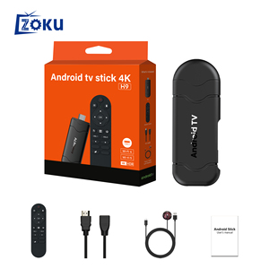 Zoku Android TV Stick H9 1080p HD Android 16 Allwinner H313 de doble banda WiFi 6 1GB RAM 8GB ROM película familiar de alta velocidad - Product Image 1