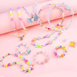 Kit de Abalorios para Niños Guzzie, Set de Fabricación de Joyería con Flores de Plástico, Empaquetado en Caja de Color - Product Image 3