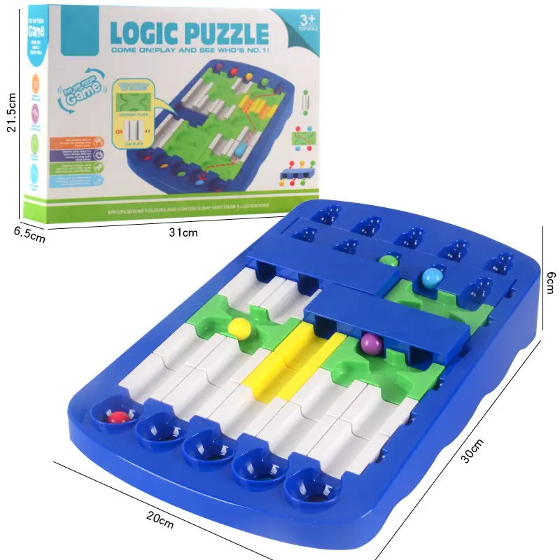 K2512 2023 Children Logic Maze Puzzle Brain Strategy Toys Puzzle DIY Party Board Hasbro Game For Kids