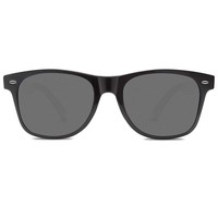 Lunettes de soleil polarisées personnalisées vintage unisexes tendance 2024, monture noire en acétate rétro à bord complet, verres TAC UV400, modèle PC TW AB200