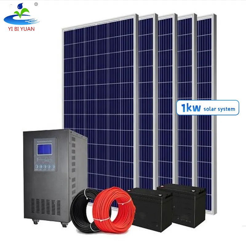 3kw 12v kapalı ızgara özelleştirilmiş 10kw fotovoltaik güneş enerjisi sistemi seti 1000kw