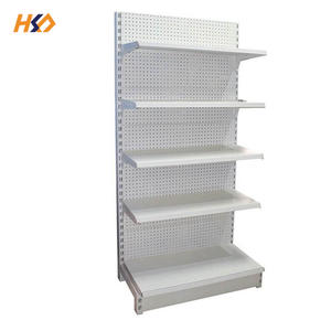 Estantería Metálica Blanca Regular para Supermercado, Económica y Fácil <span class=keywords><strong>de</strong></span> Ensamblar - Product Image 3