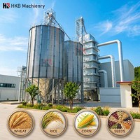 Silo de stockage en plastique pour granulés de maïs jaune et d'orge