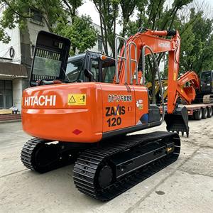 Excavatrice hydraulique sur chenilles ZX120 de 12 tonnes à rendement stable, force de creusement équilibrée, pour l'excavation de bases routières périurbaines et de terrains moyens - Product Image 4