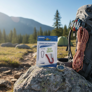 Moschettone Portachiavi Monopezzo con Chiusura di Sicurezza Mengfu M-0101 72mm, Prodotto in Cina per Attrezzatura da Campeggio ed Escursionismo - Product Image 3