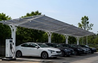 Système de montage de carport solaire étanche Zhongxin pour panneaux photovoltaïques, structure pour voitures électriques, assemblage rapide, résistant aux rayures et au vent