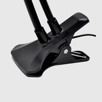Anneau lumineux 3-en-1 avec microphone et clip, lumière LED beauté portable avec télécommande, alimentation USB pour TikTok, diffusion en direct, selfie et photographie