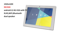 Panel Táctil Interactivo de 13, 22 y 23 Pulgadas para Montaje en Pared, Panel Industrial con Sistema Operativo Windows y Android, Tablet con NFC, Panel LCD con PoE, Monitor de Pantalla Táctil para Kiosco