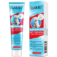 Soins dentaires pour chiens de haute qualité personnalisés Dentifrice pour animaux de compagnie sûr Amélioration de l'hygiène buccale Élimine en douceur la plaque et le tartre