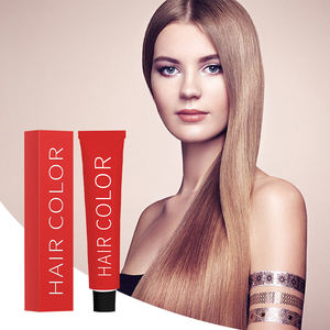 전문 살롱 독점 허브 추출물 암모니아 프리 헤어 컬러 염색 키트 30 + 쉐이드 크림 형태 퇴색 방지 기술 헤어 - Product Image 1