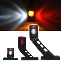 Ensemble de feux arrière pour remorque, camion, fourgonnette, camionnette, blanc, rouge, jaune, 12/24V, feux de position latéraux LED, lampe de camion, 2 pièces/ensemble, lampe indicatrice
