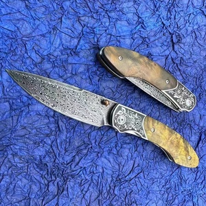 มีดยุทธวิธีคุณภาพสูงแบบ DIY ปรับแต่งได้ ด้ามไม้ ใบมีดสแตนเลส พร้อมปลอกมีด รับผลิตแบบ OEM สำหรับการใช้งานทางการรบอย่างจำกัด - Product Image 3