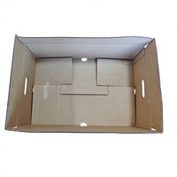 Boîtes en carton ondulé robustes et écologiques de 5 kg pour fruits et légumes, avec doublure en éponge, pour la vente en gros