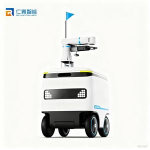 Chariot logistique extérieur Speedybot 100L, <span class=keywords><strong>robots</strong></span> IA de livraison terminale intelligents avec fonction d'ascenseur automatique - Product Image 2