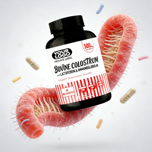 <span class=keywords><strong>Capsules</strong></span> de <span class=keywords><strong>colostrum</strong></span> bovin avec immunoglobuline et lactoferrine |   Complément alimentaire pour soutenir l'immunité chez les adultes |   Marque privée - Product Image 3