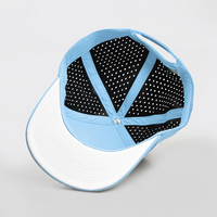 Gorras de Béisbol Lisas Unisex de Alta Calidad al por Mayor, de 5/6 Paneles, con Orificios Cortados con Láser, de Poliéster de Alto Rendimiento, para Deportes y Golf