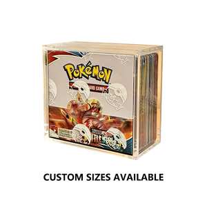 Boîte de protection en acrylique transparente anti-UV à 99,6 % pour Pokémon <span class=keywords><strong>Elite</strong></span> Trainer Box avec couvercle magnétique - Product Image 2