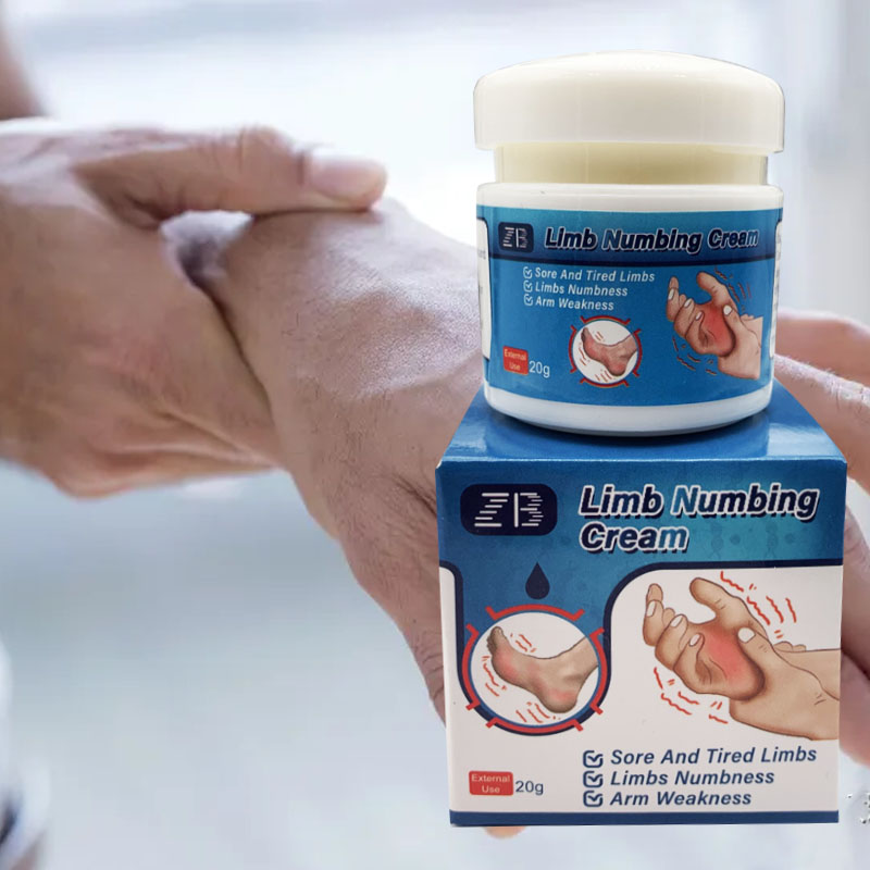 ZB Limb Numbing Cream Stiff Leg Hand Calf Muscle Soreness Ointment Herbal Medicine Cream Leg Hand Cream 20g