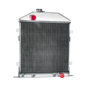 Radiador de Aluminio de 4 Filas GTGMOTO para Ford Pickup 1942-1948, Mercury Base, Chevy <span class=keywords><strong>GM</strong></span> V8 - Product Image 1