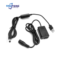 Cargador Adaptador de Batería Ficticia USB 5V AC-PW20 NP-FW50 para Cámaras Sony NEX 3 5 7 SLT-A33 A35 A55 A7 A7R A7II A6000 A3000 A6300