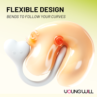 Jouet sexuel pour femmes adultes en silicone, contrôlé par application, double stimulation du point G, succion, flexible, en forme de cœur, rechargeable par USB, OEM ODM Love Egg