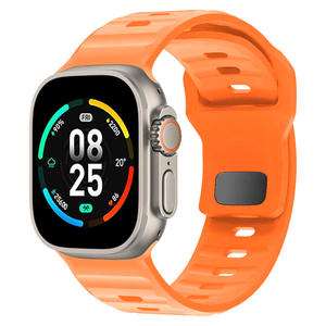 Correa de Silicona Ancha y Suave con Hebilla Metálica Cuadrada para Apple Watch 7/8/9/10/Ultra, Correa de Reloj de 42/44/45/49mm para IWatch - Product Image 4