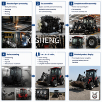 EPA-Zertifizierter TB-Serie Universaltraktor, Stabile Leistungsabgabe für Verschiedene Landwirtschaftliche Arbeiten Kleiner Landwirtschaftstraktor