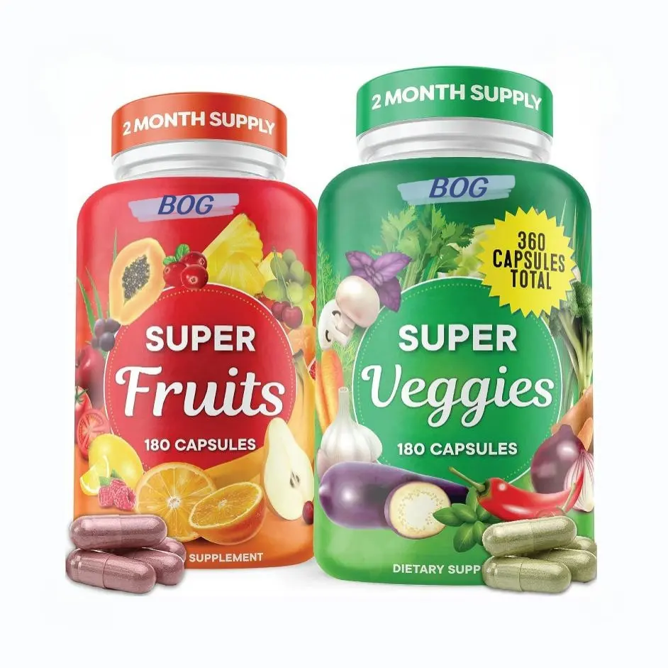 Superfood Supplément en capsules de fruits et légumes Super Vegetable Vitamins Energy Balance