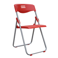 Coussin Croquis Chaise Conception Simple En Plastique Chaise Pliante pour Extérieur Intérieur Utilisation pour École Salle À Manger Pliant Camping