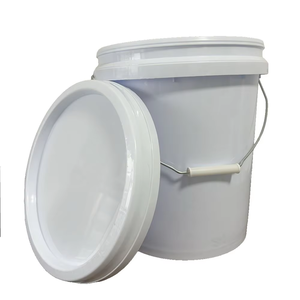 Vente en gros de seaux ronds en plastique PP de qualité alimentaire 18L avec couvercle pour l'emballage alimentaire et l'utilisation de produits chimiques - Product Image 4