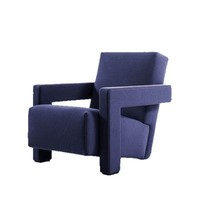 Fauteuil individuel vintage nordique de style moderne du milieu du siècle, avec structure en bois massif et revêtement en cuir véritable, fauteuil lounge design pour salon