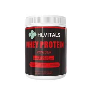 HLVITALS Proteína de Suero en Polvo 16 OZ Suplemento Dietético Alto en Proteínas Proteína de Suero en Polvo para Apoyar el Aumento Muscular - Product Image 1